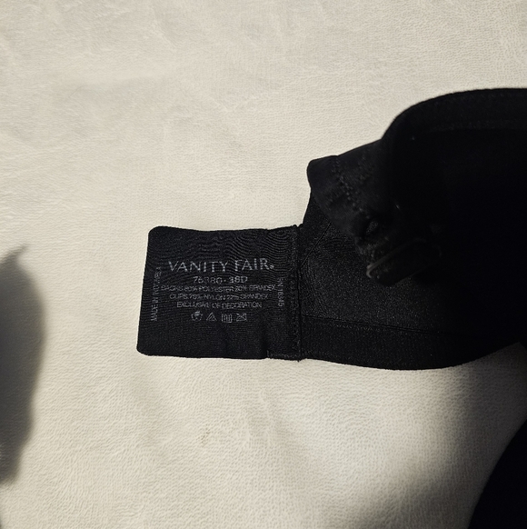 Vanity Fair 76380 Black Full Coverage Bra - Picture 7 of 7
